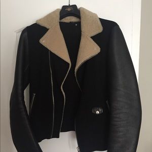 Mackage Wool Biker Jacket